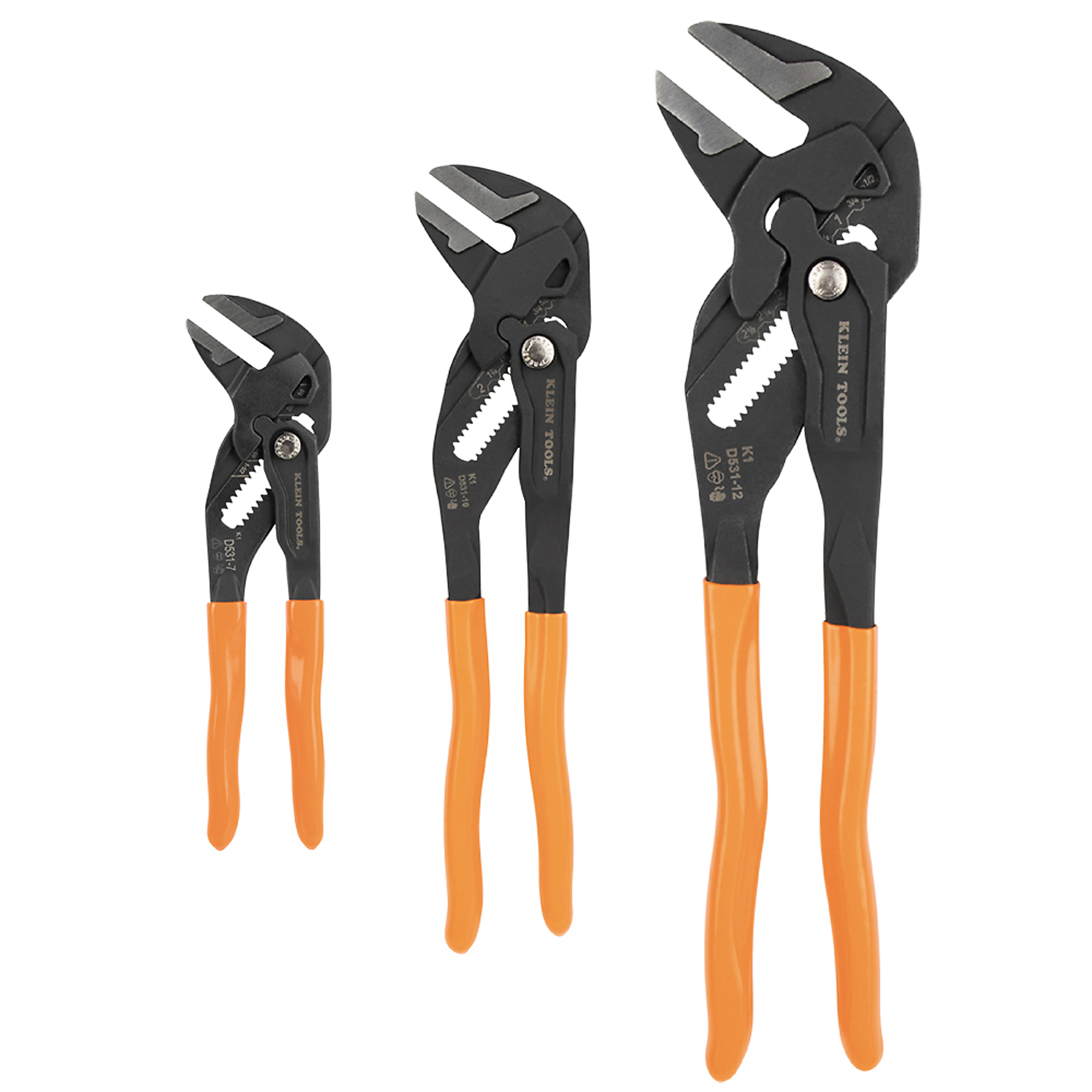 Compact Plier Wrench Set, 3-Piece, Model# D53103KIT